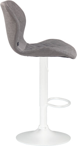 TPFLiving bar stool Cora frame white fabric