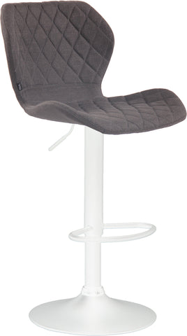 TPFLiving bar stool Cora frame white fabric