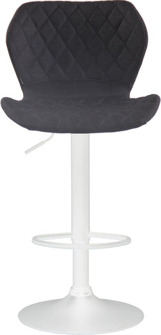 TPFLiving bar stool Cora frame white fabric