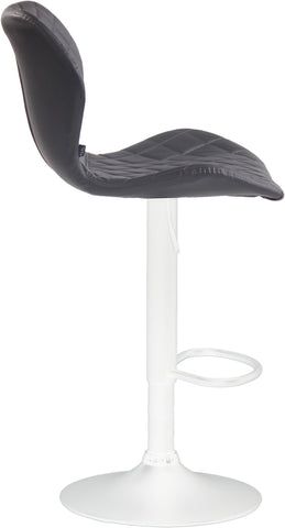 TPFLiving bar stool Cora frame white faux leather