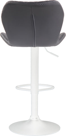 TPFLiving bar stool Cora frame white faux leather