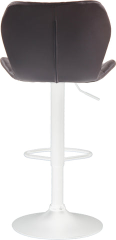 TPFLiving bar stool Cora frame white faux leather