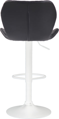 TPFLiving bar stool Cora frame white faux leather