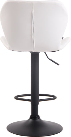 TPFLiving bar stool Cora frame black faux leather