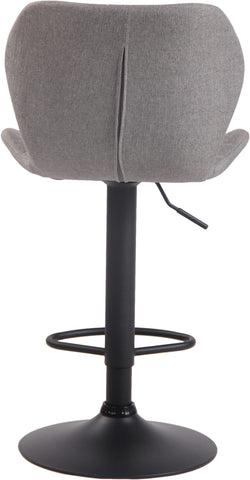 TPFLiving bar stool Cora frame black fabric