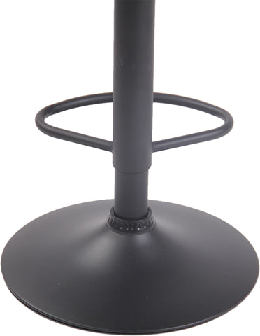 TPFLiving bar stool Cora frame black fabric