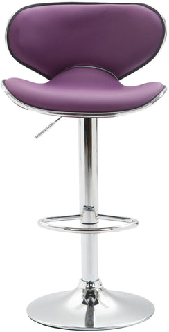 TPFLiving Barhocker Las Palmas Gestell Metall in Chromoptik Kunstleder