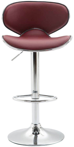 TPFLiving Barhocker Las Palmas Gestell Metall in Chromoptik Kunstleder