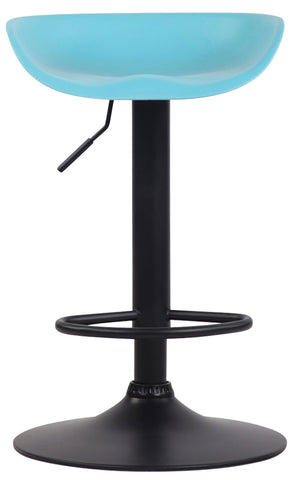 TPFLiving bar stool Anna frame black plastic