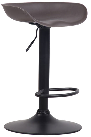 TPFLiving bar stool Anna frame black plastic