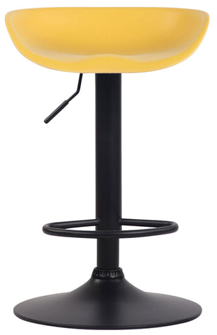 TPFLiving bar stool Anna frame black plastic