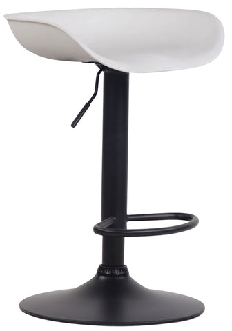 TPFLiving bar stool Anna frame black plastic