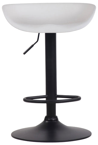 TPFLiving bar stool Anna frame black plastic