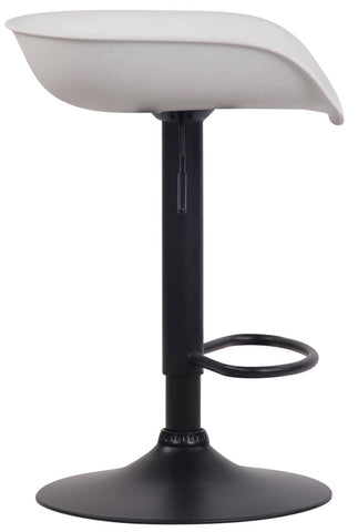 TPFLiving bar stool Anna frame black plastic