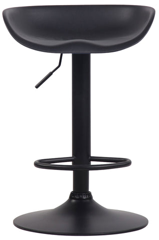 TPFLiving bar stool Anna frame black plastic