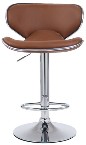 TPFLiving Barhocker Las Palmas Gestell Metall in Chromoptik Kunstleder
