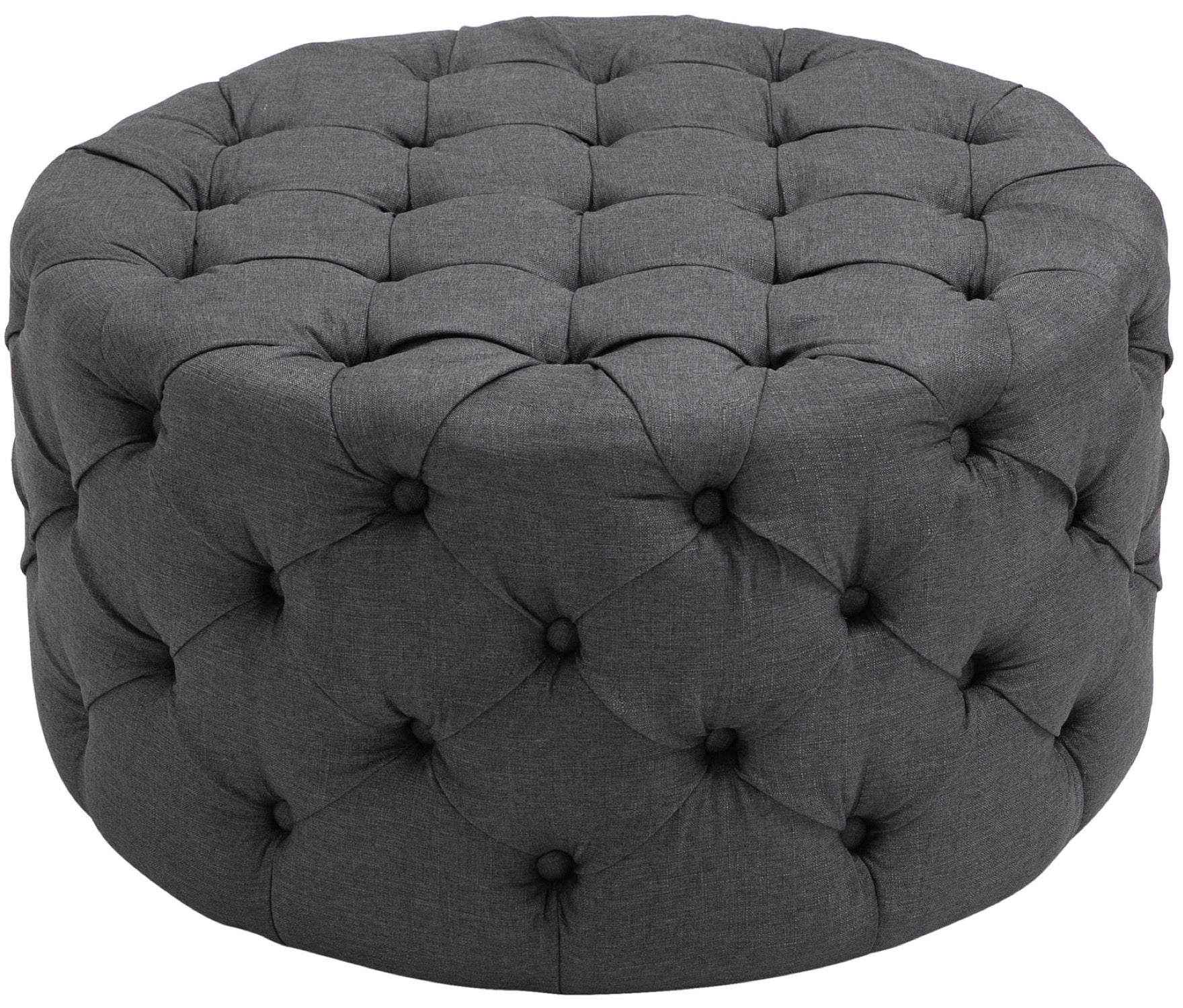 TPFLiving Sitzhocker Darcy Stoff XL