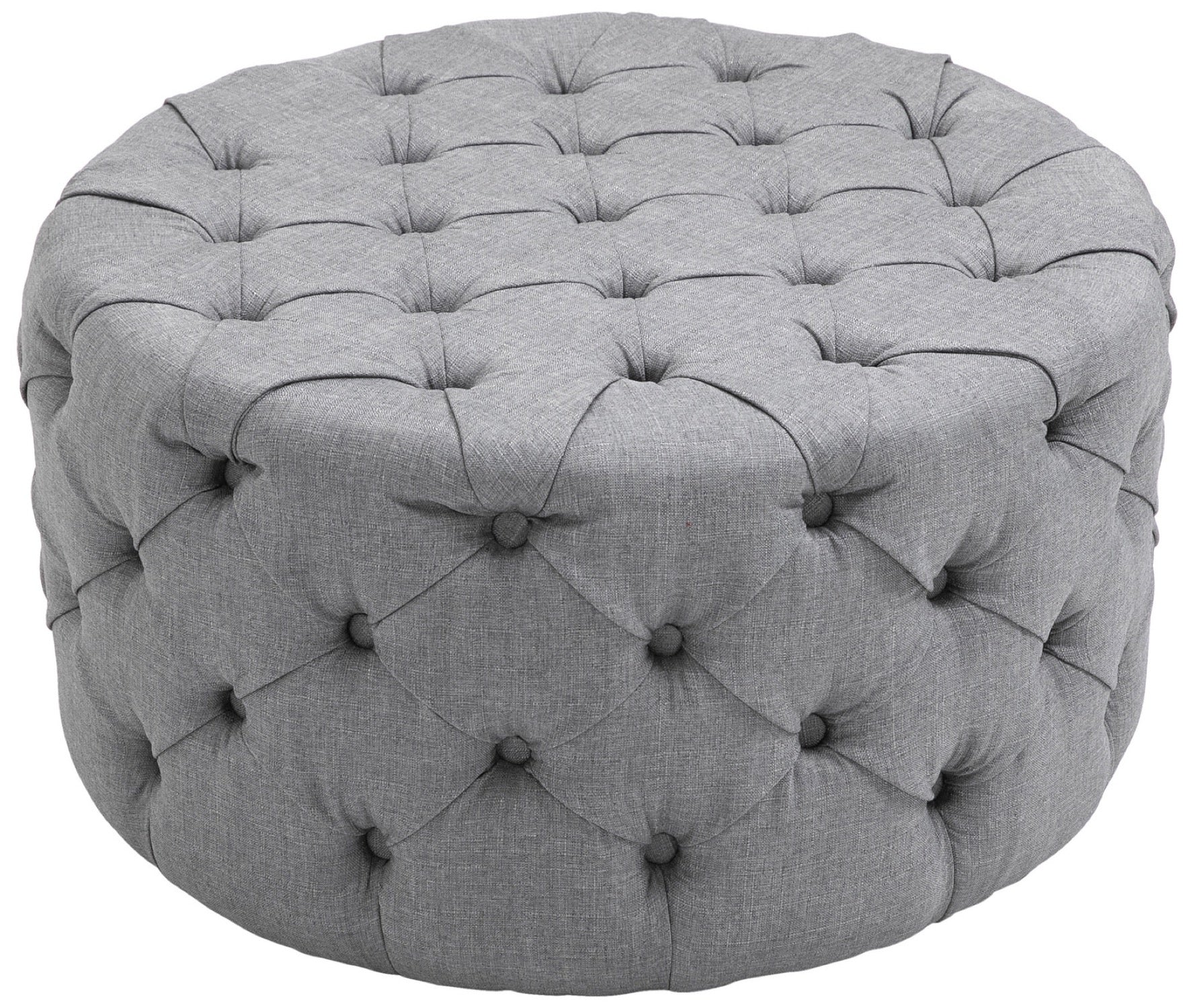 TPFLiving Sitzhocker Darcy Stoff XL