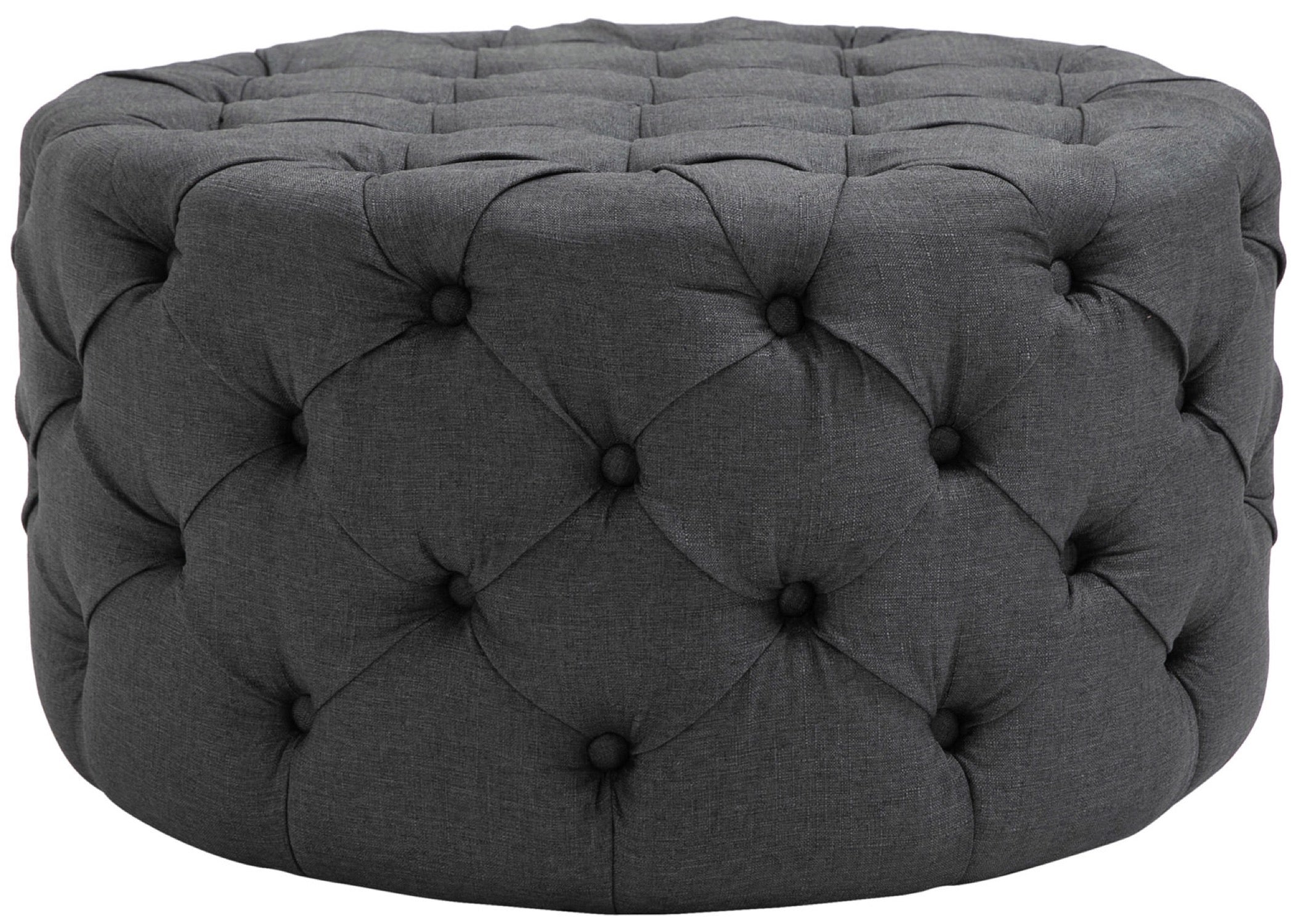 TPFLiving Sitzhocker Darcy Stoff XL