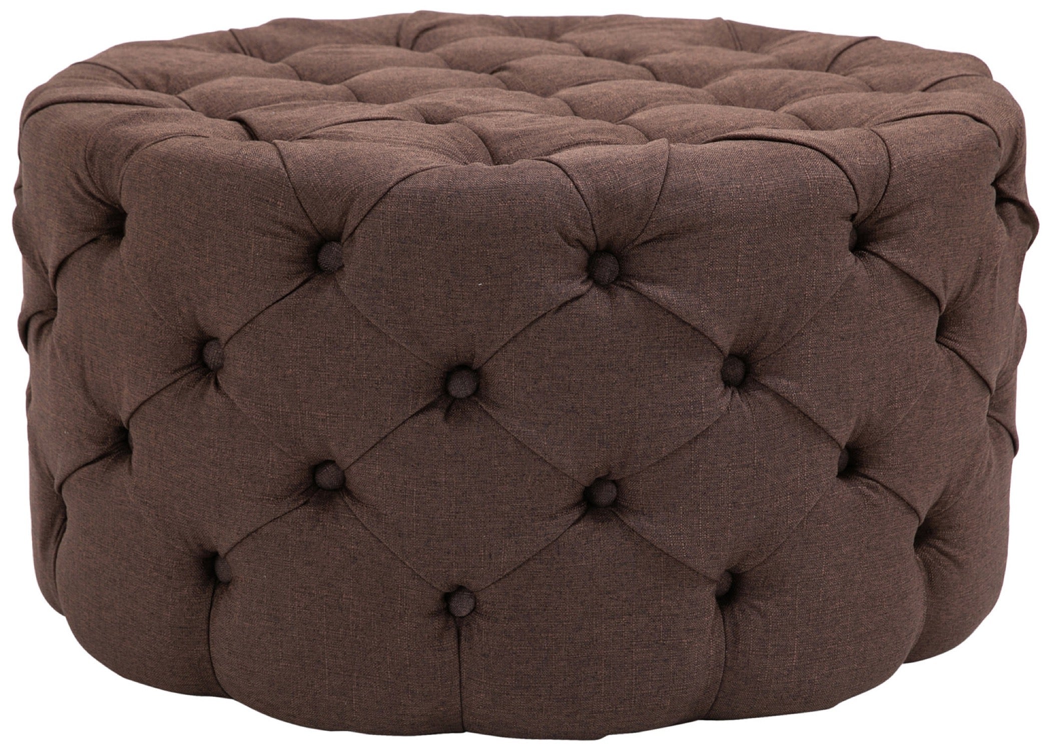 TPFLiving Sitzhocker Darcy Stoff XL