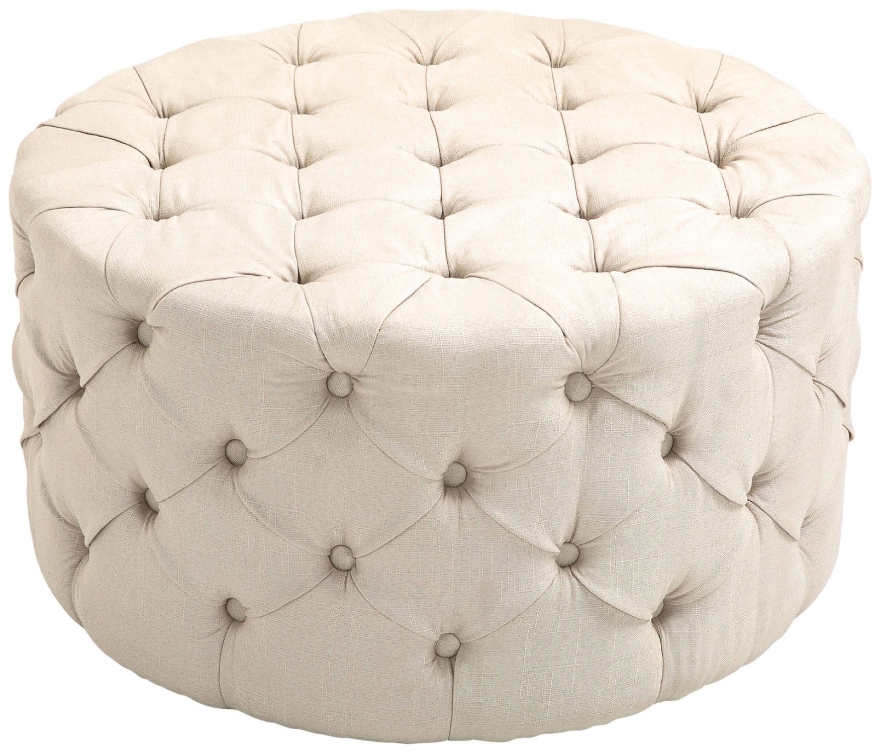 TPFLiving Sitzhocker Darcy Stoff XL