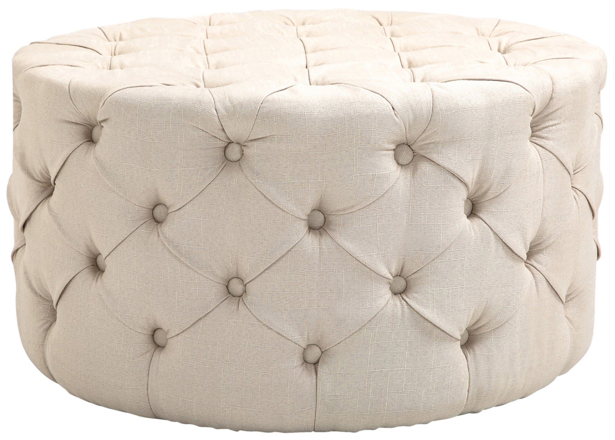 TPFLiving Sitzhocker Darcy Stoff XL