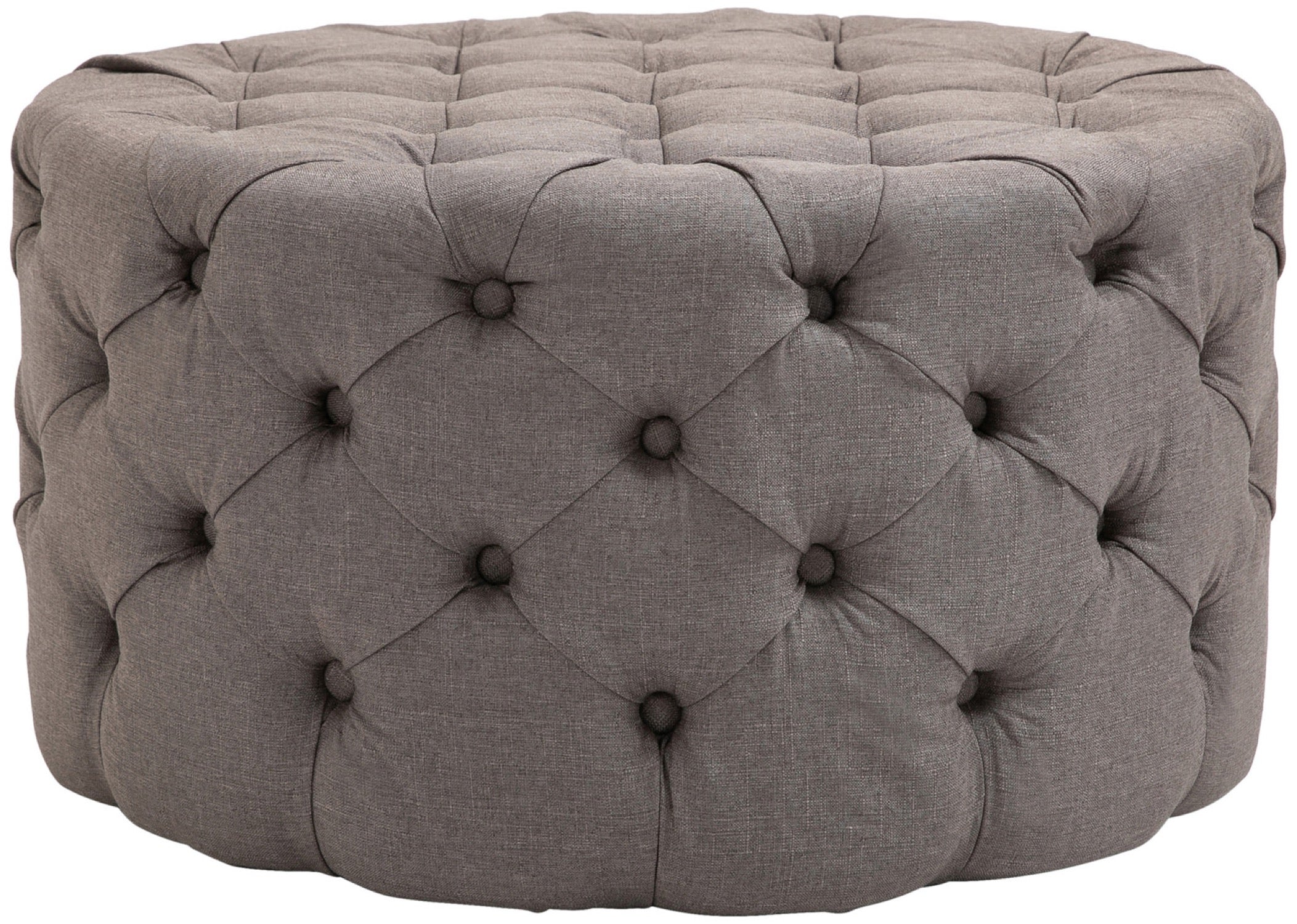TPFLiving Sitzhocker Darcy Stoff XL
