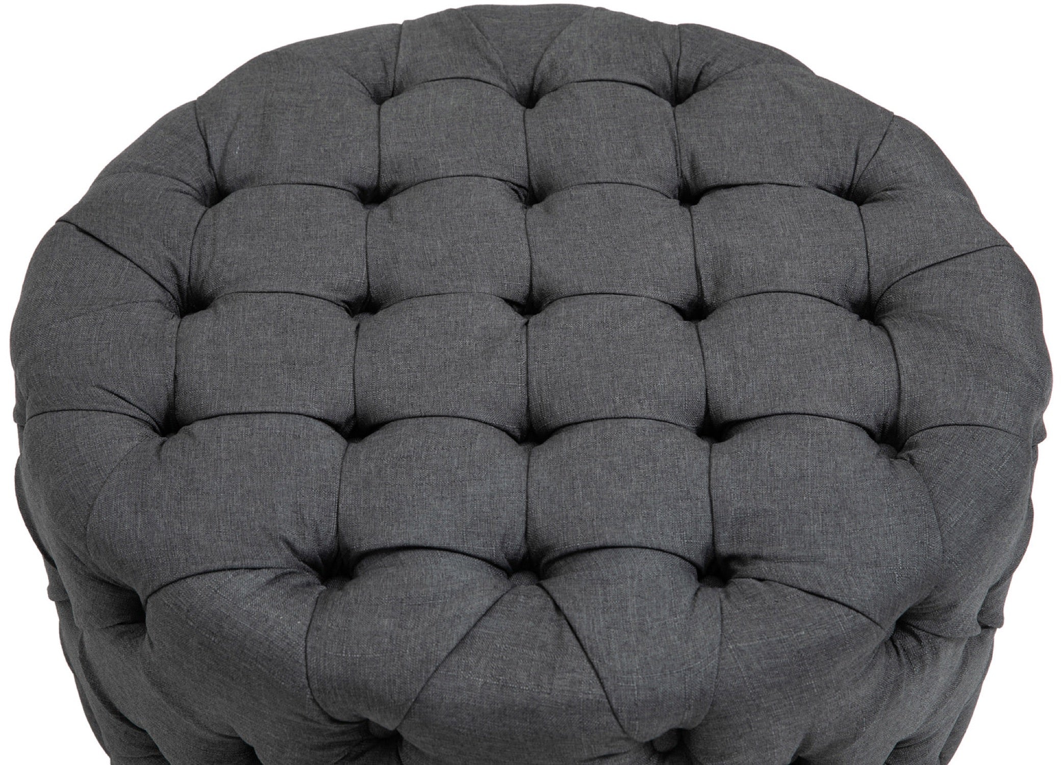 TPFLiving Sitzhocker Darcy Stoff XL