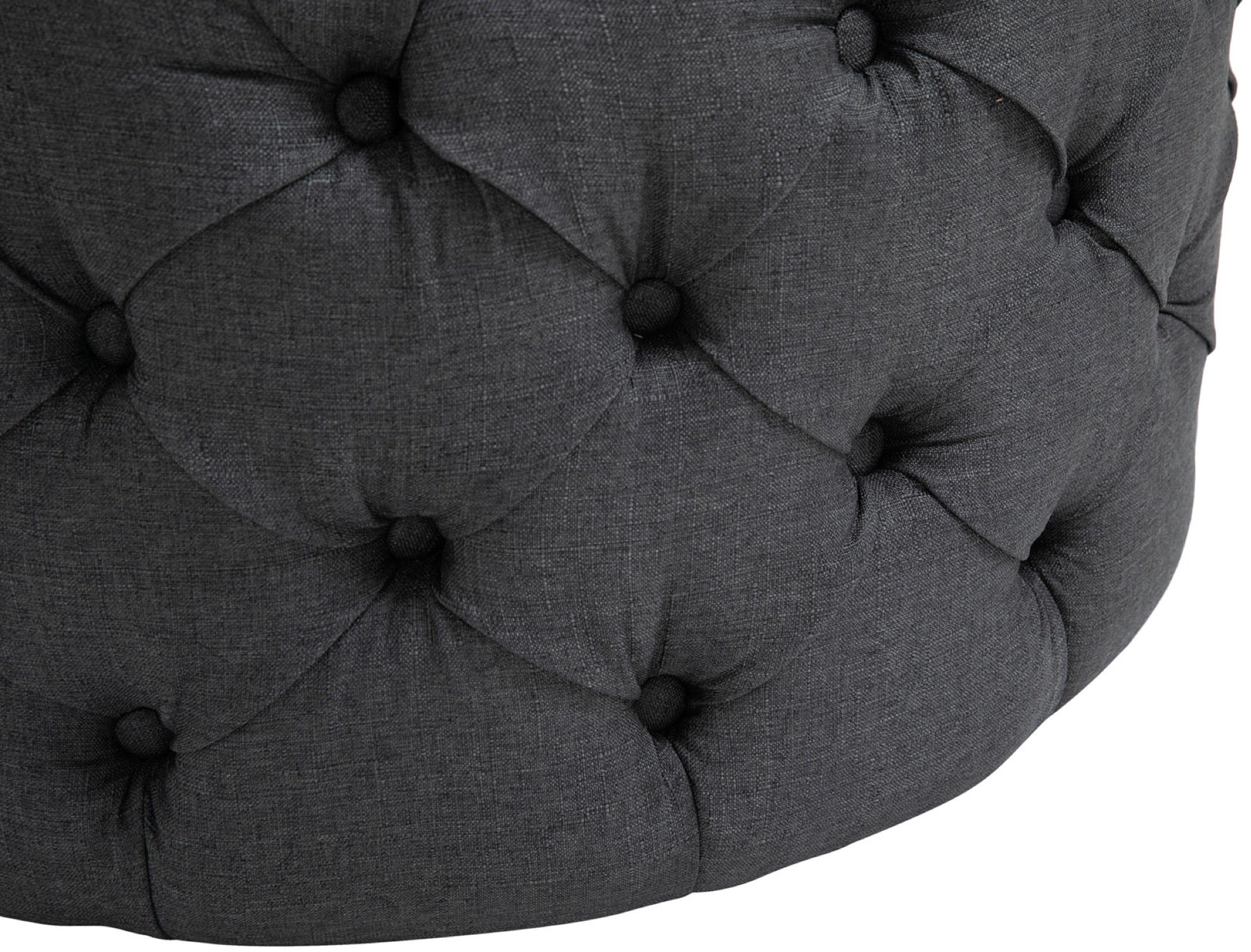 TPFLiving Sitzhocker Darcy Stoff XL
