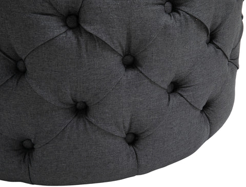 TPFLiving Sitzhocker Darcy Stoff XL