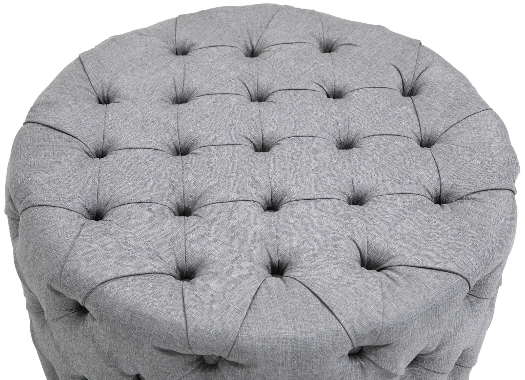 TPFLiving Sitzhocker Darcy Stoff XL
