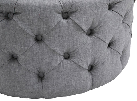 TPFLiving Sitzhocker Darcy Stoff XL