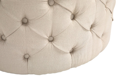 TPFLiving Sitzhocker Darcy Stoff XL