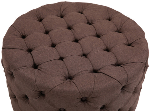TPFLiving Sitzhocker Darcy Stoff XL
