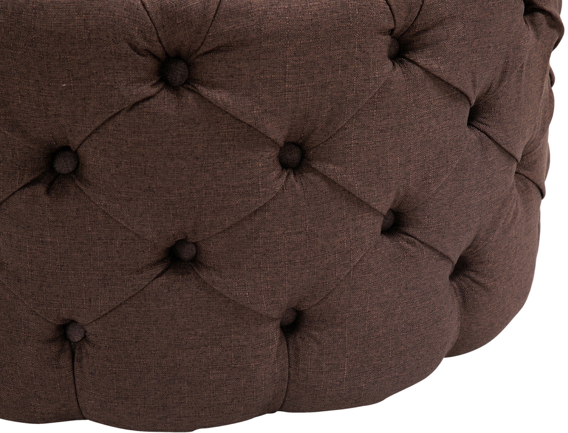 TPFLiving Sitzhocker Darcy Stoff XL