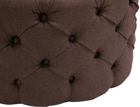 TPFLiving Sitzhocker Darcy Stoff XL