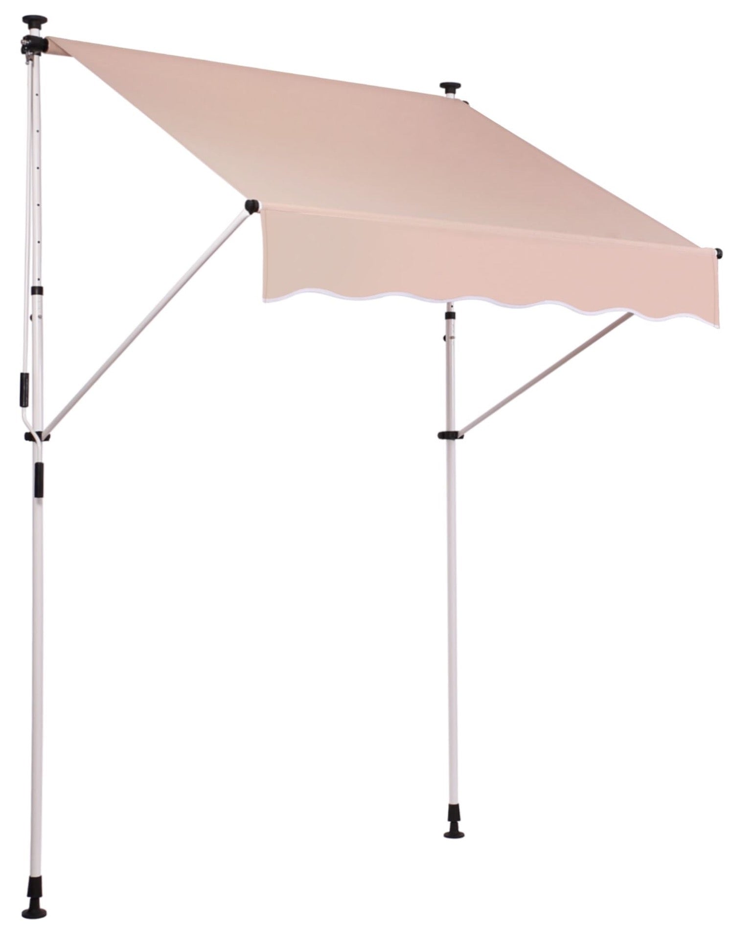 Poliéster horizontal parasol toldo retráctil portátiles exterior