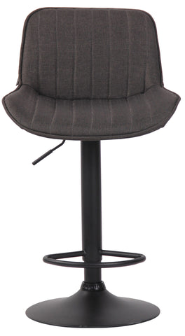 TPFLiving bar stool Lento frame black fabric