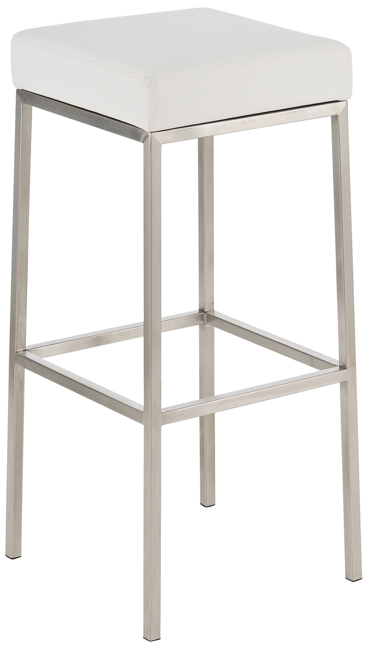 TPFLiving Barhocker Montana E5 Gestell Edelstahl Kunstleder