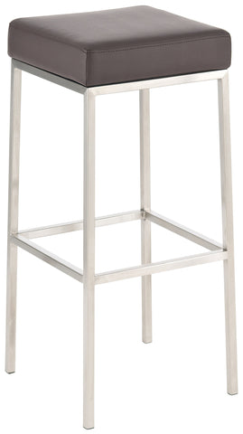 TPFLiving Barhocker Montana E5 Gestell Edelstahl Kunstleder
