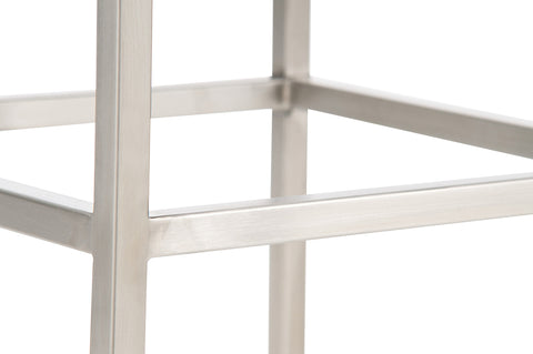 TPFLiving Barhocker Montana E5 Gestell Edelstahl Kunstleder