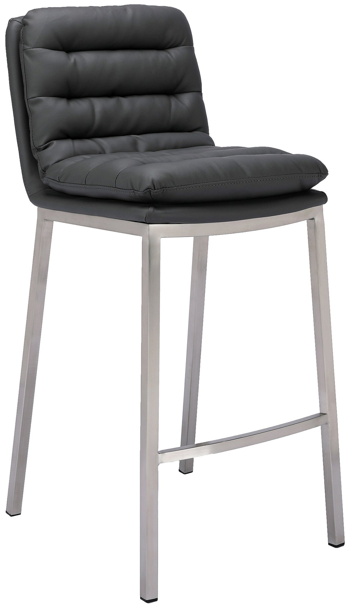 TPFLiving Barhocker Dundee Gestell Edelstahl Kunstleder