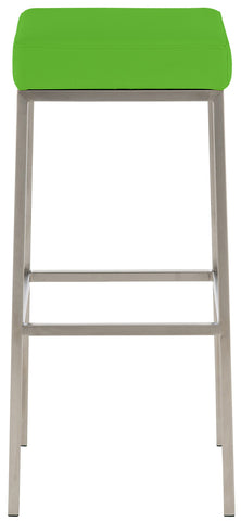 TPFLiving Barhocker Montana E Gestell Edelstahl Kunstleder