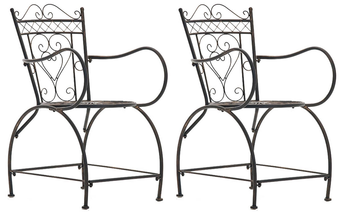 TPFGarden 2er Set Gartenstühle Sheen