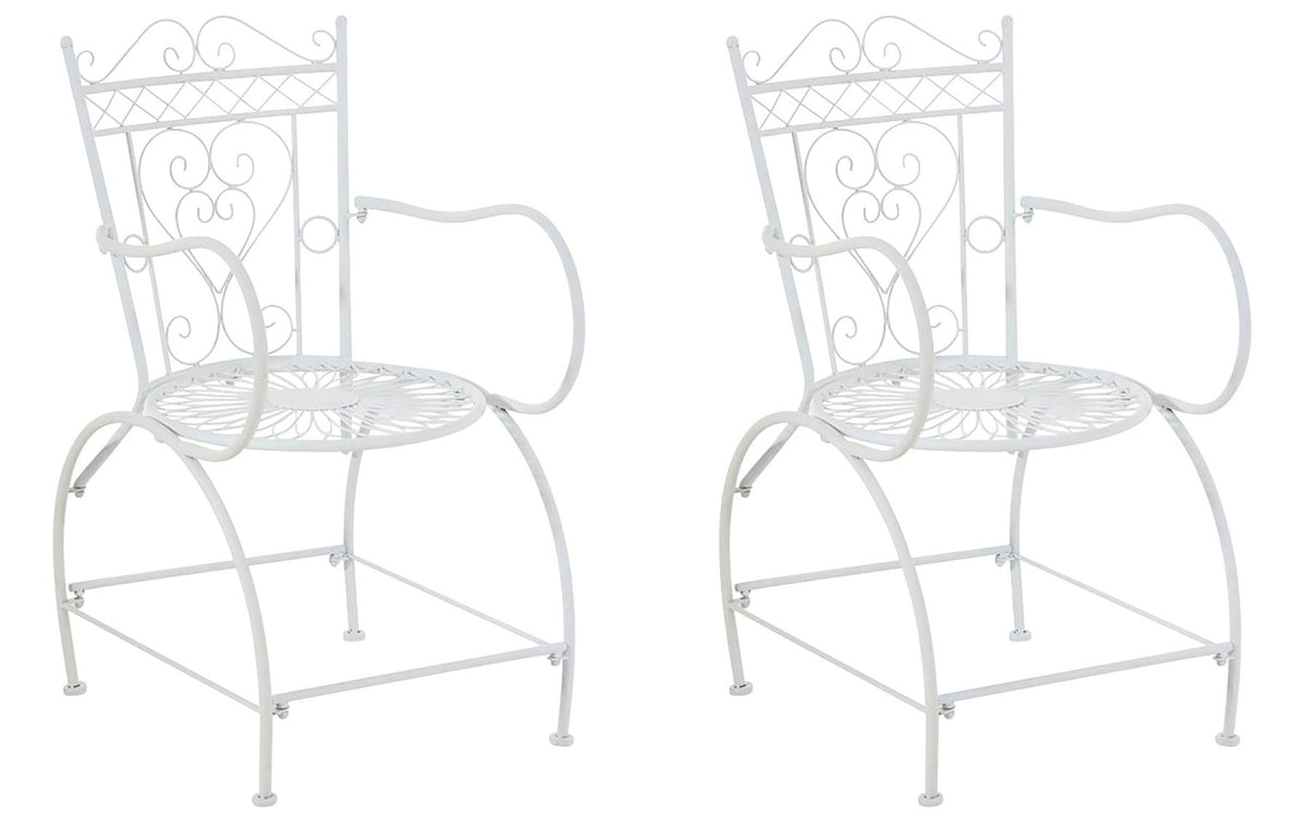 TPFGarden 2er Set Gartenstühle Sheen
