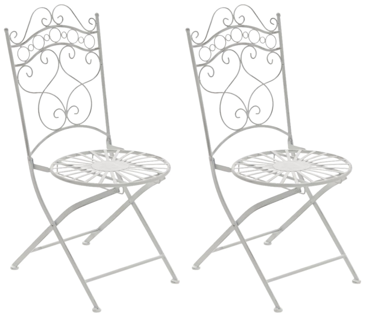 TPFGarden 2er Set Gartenstühle Indi
