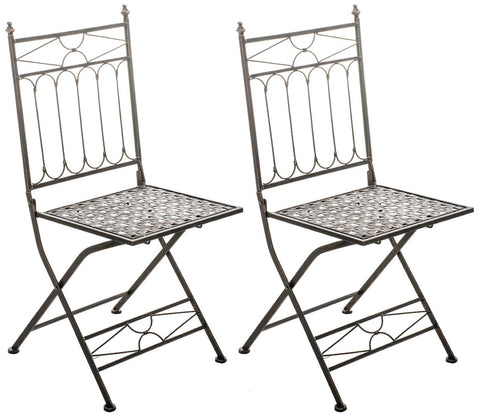 TPFLiving 2er Set Klappstuhl Asiri