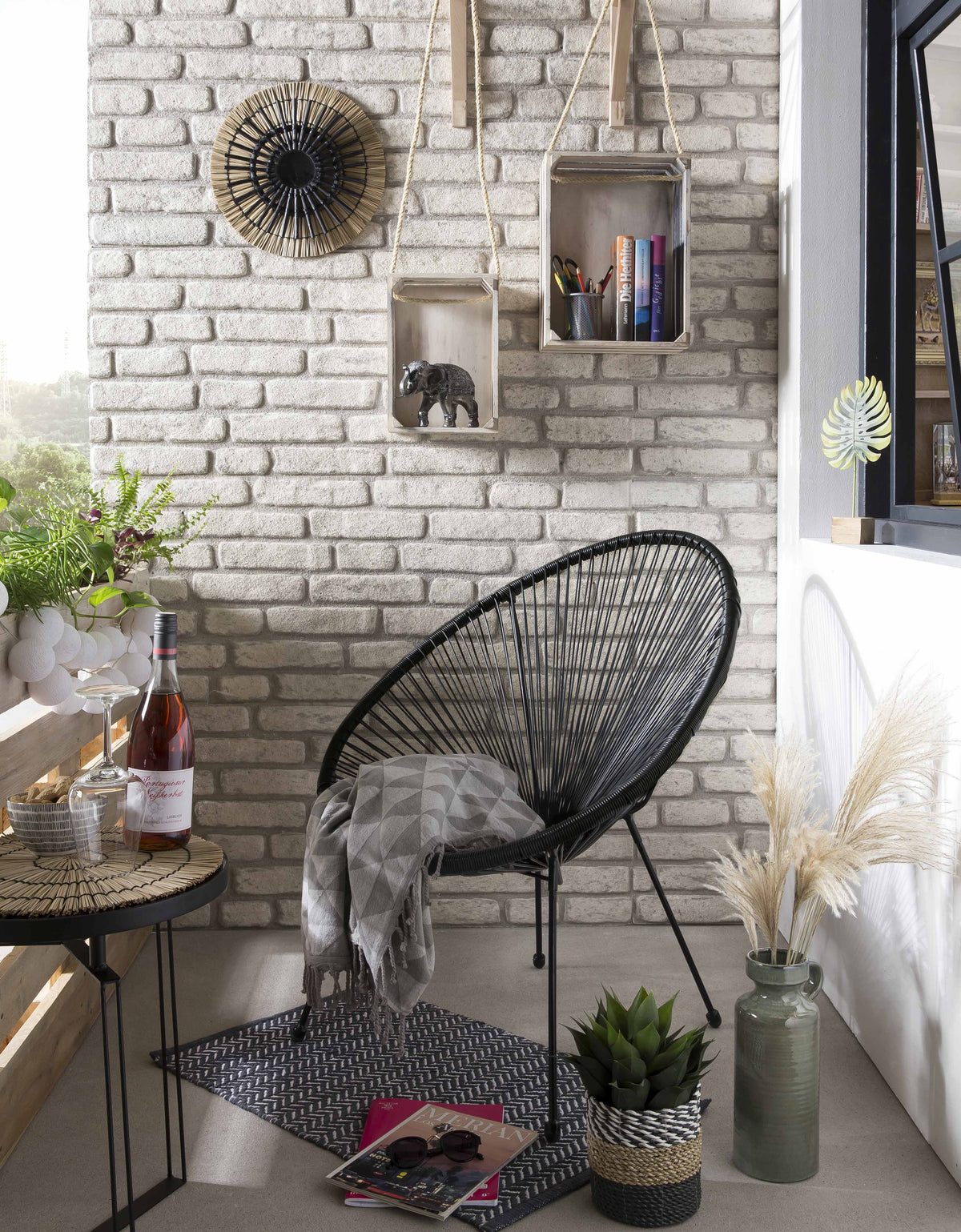 TPFGarden 2er Set Gartenstuhl Eloy mit runder Sitzschale, 2er-Set,Teakholz