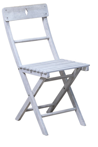 TPFGarden Sitzgruppe Akana mit 2 Stühlen und 1 Tisch, 58x58 cm - Akazienholz geölt