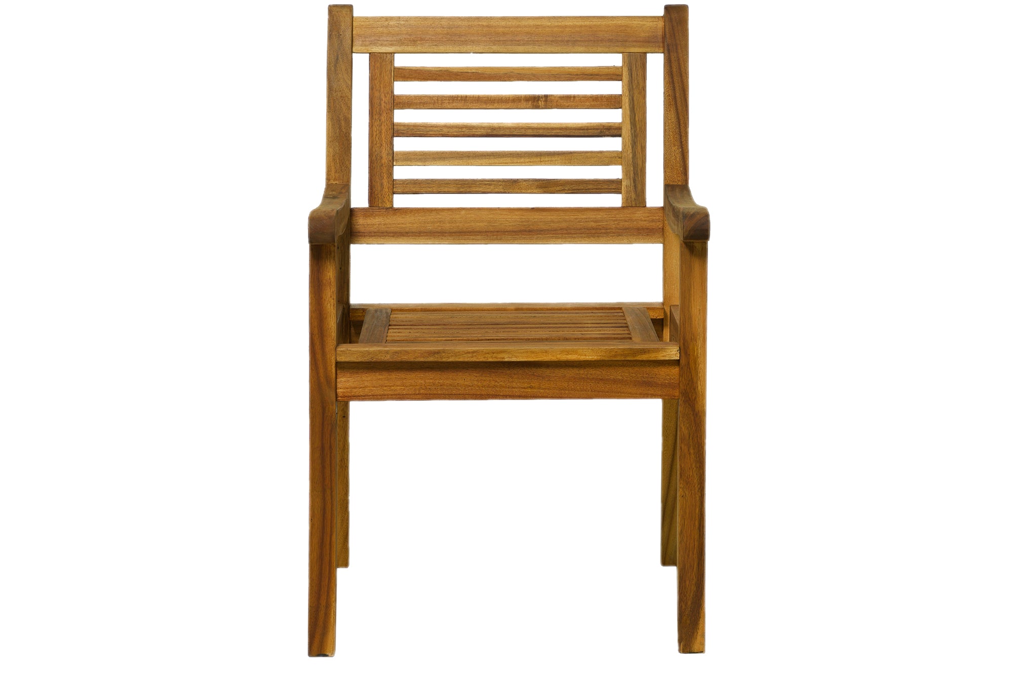TPFGarden Sitzgruppe Akana mit 4 Stühlen und 1 Tisch mit Schirmloch - 135x80 cm - Akazienholz geölt